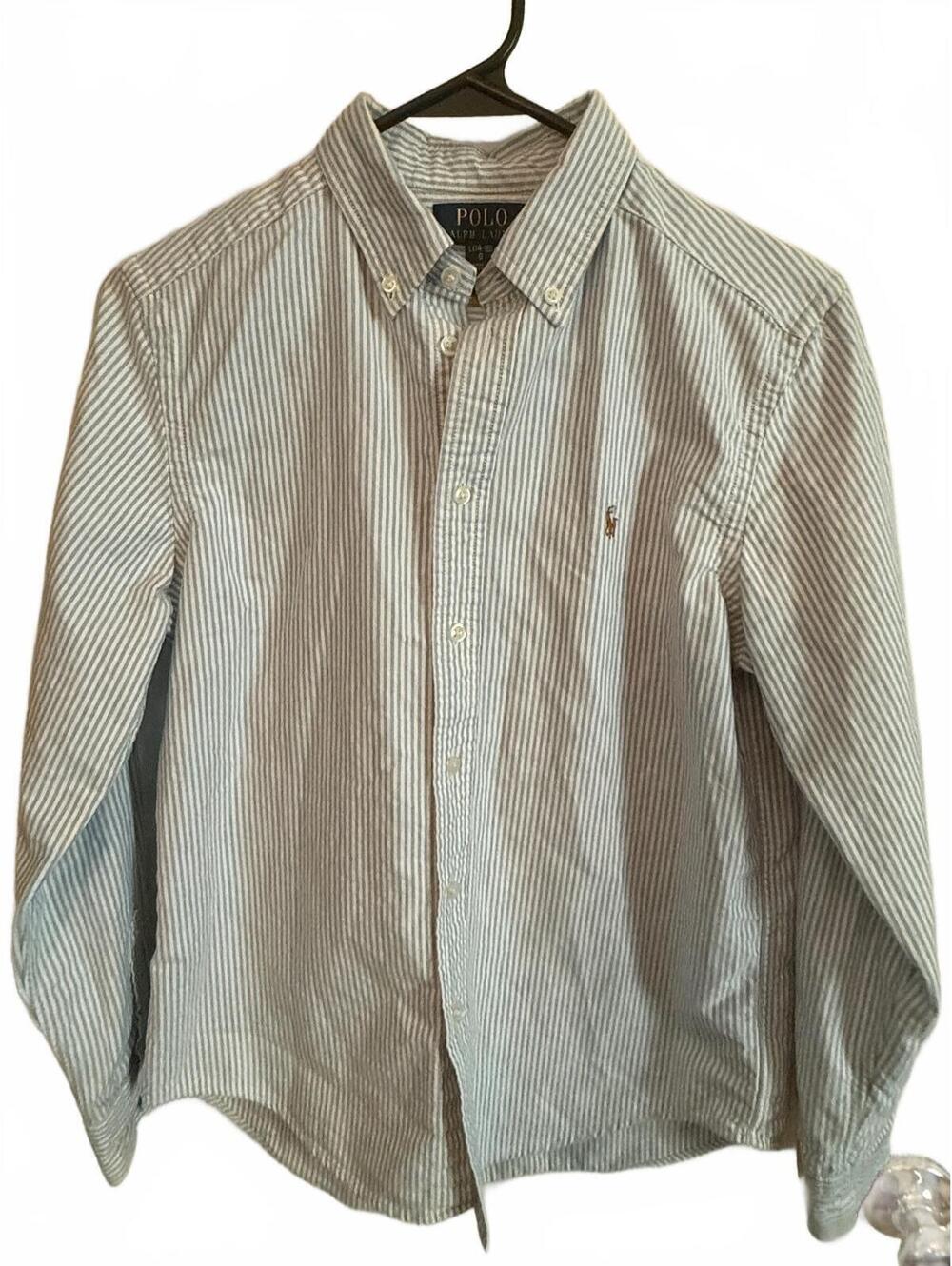 Polo Ralph Lauren Boys' Striped Button-Down Shirt Large (14-16)